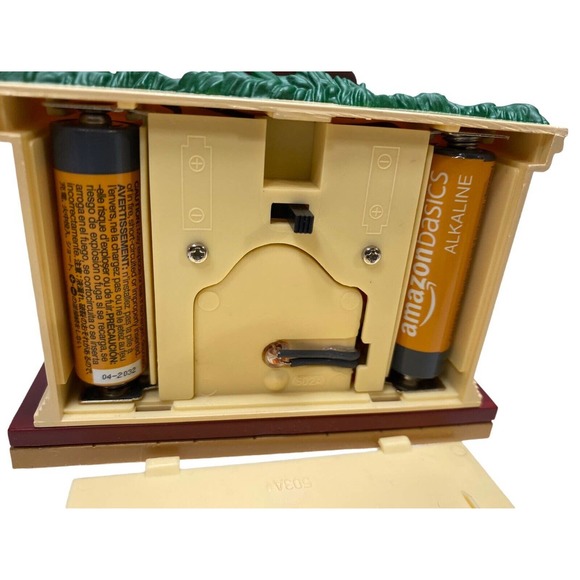 Hallmark 1993 Flickering Light Fireplace Table Top Display Bearingers Keepsake - Picture 8 of 11